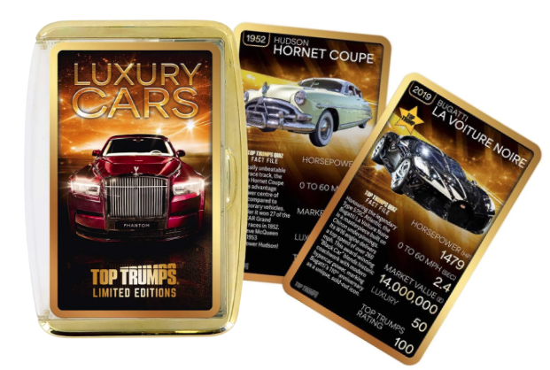 Luxury Cars Top Trumps – BRAND NEW!